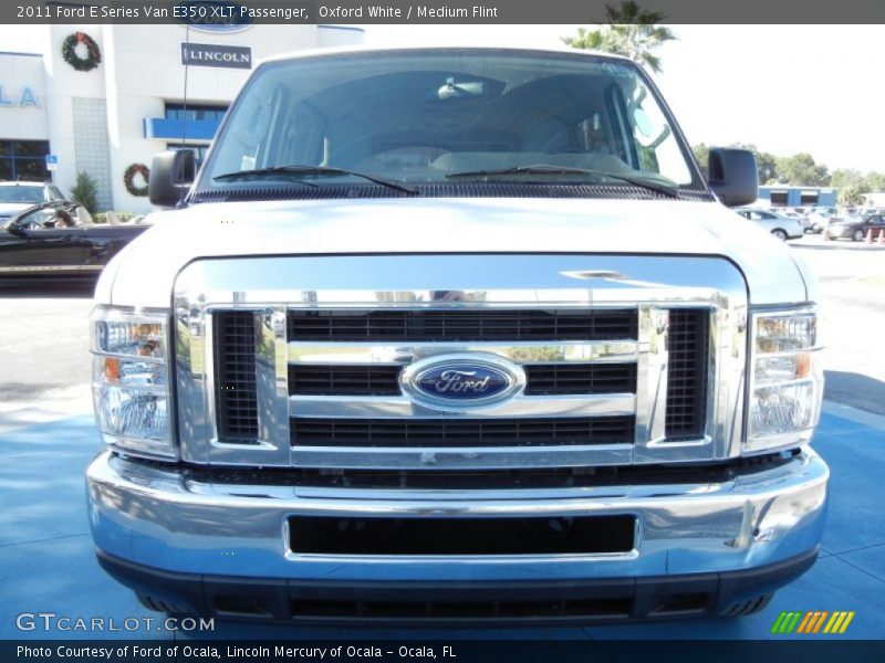 Oxford White / Medium Flint 2011 Ford E Series Van E350 XLT Passenger