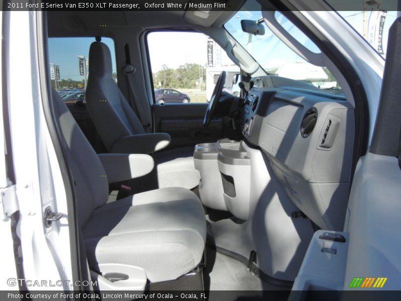 Oxford White / Medium Flint 2011 Ford E Series Van E350 XLT Passenger