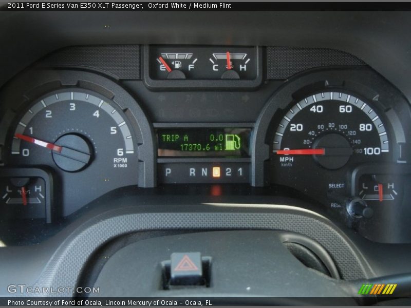  2011 E Series Van E350 XLT Passenger E350 XLT Passenger Gauges