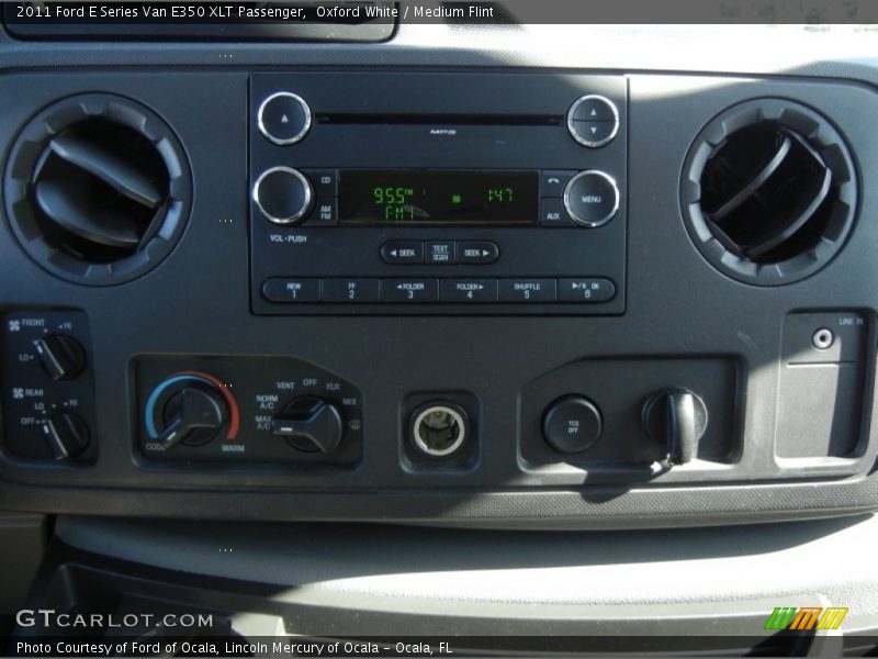 Oxford White / Medium Flint 2011 Ford E Series Van E350 XLT Passenger