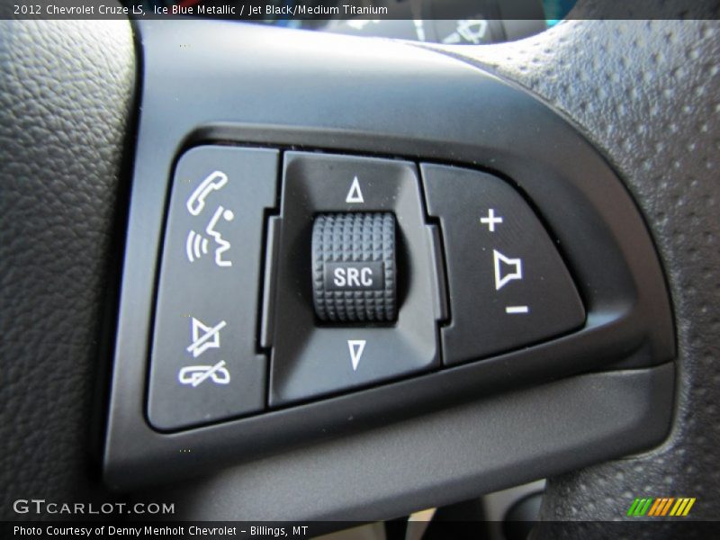Ice Blue Metallic / Jet Black/Medium Titanium 2012 Chevrolet Cruze LS