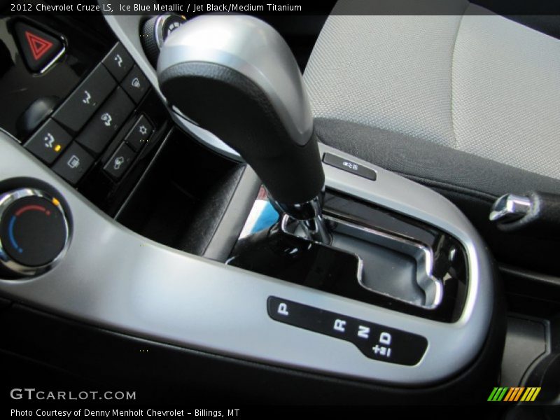Ice Blue Metallic / Jet Black/Medium Titanium 2012 Chevrolet Cruze LS