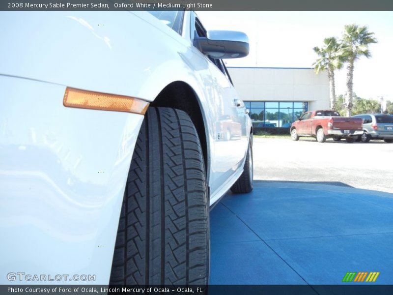 Oxford White / Medium Light Stone 2008 Mercury Sable Premier Sedan