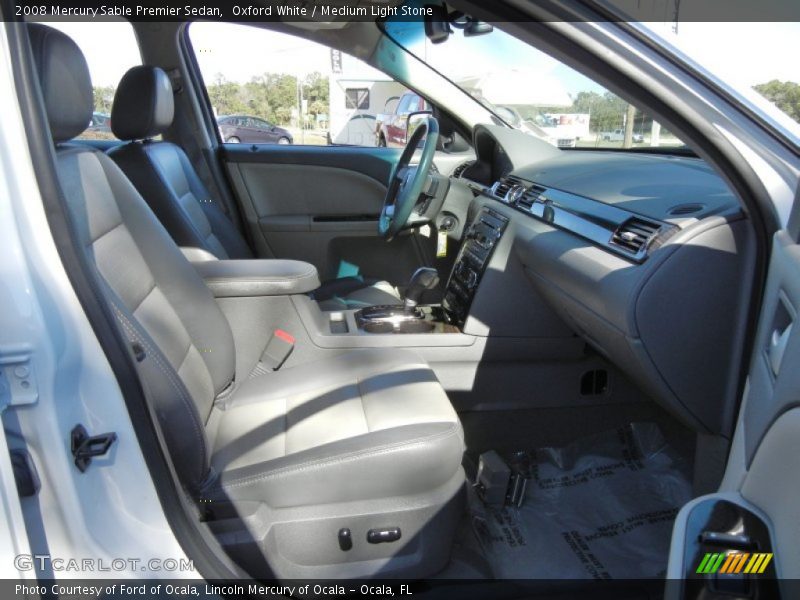 Oxford White / Medium Light Stone 2008 Mercury Sable Premier Sedan