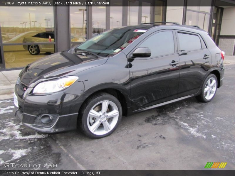 Black Sand Mica / Dark Charcoal 2009 Toyota Matrix S AWD