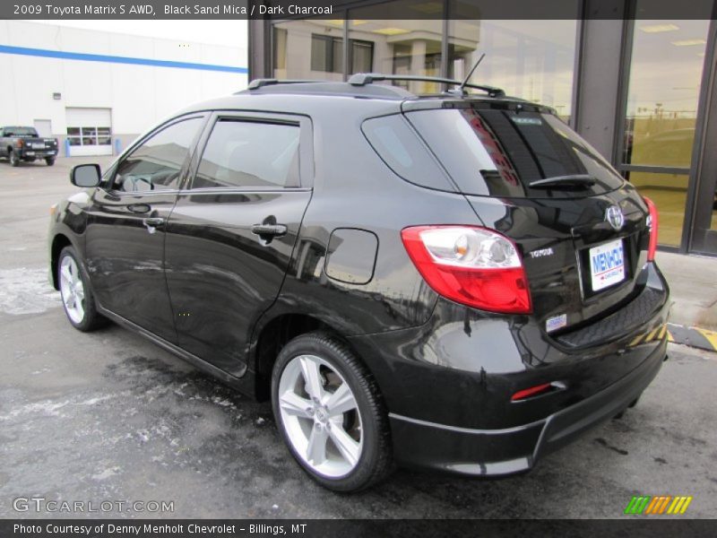 Black Sand Mica / Dark Charcoal 2009 Toyota Matrix S AWD