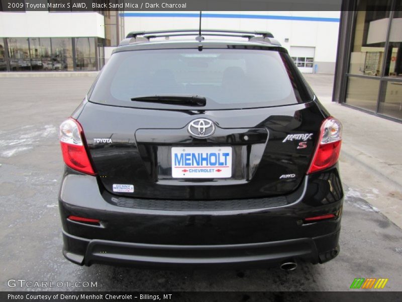 Black Sand Mica / Dark Charcoal 2009 Toyota Matrix S AWD