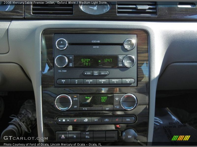 Oxford White / Medium Light Stone 2008 Mercury Sable Premier Sedan