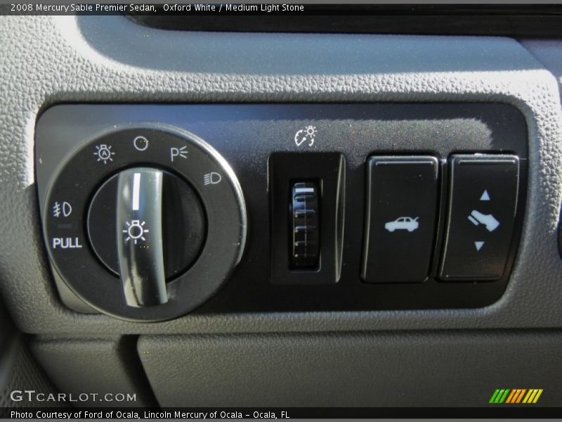 Oxford White / Medium Light Stone 2008 Mercury Sable Premier Sedan