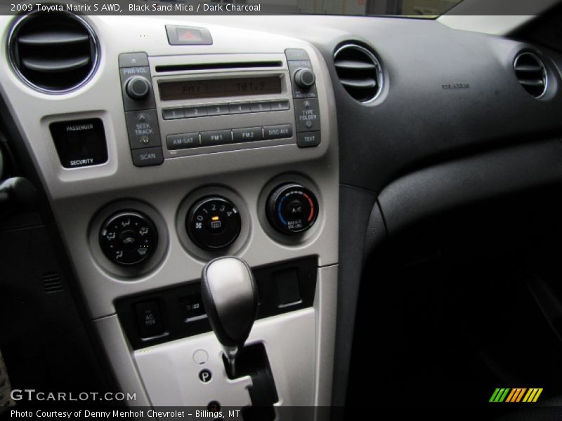 Black Sand Mica / Dark Charcoal 2009 Toyota Matrix S AWD