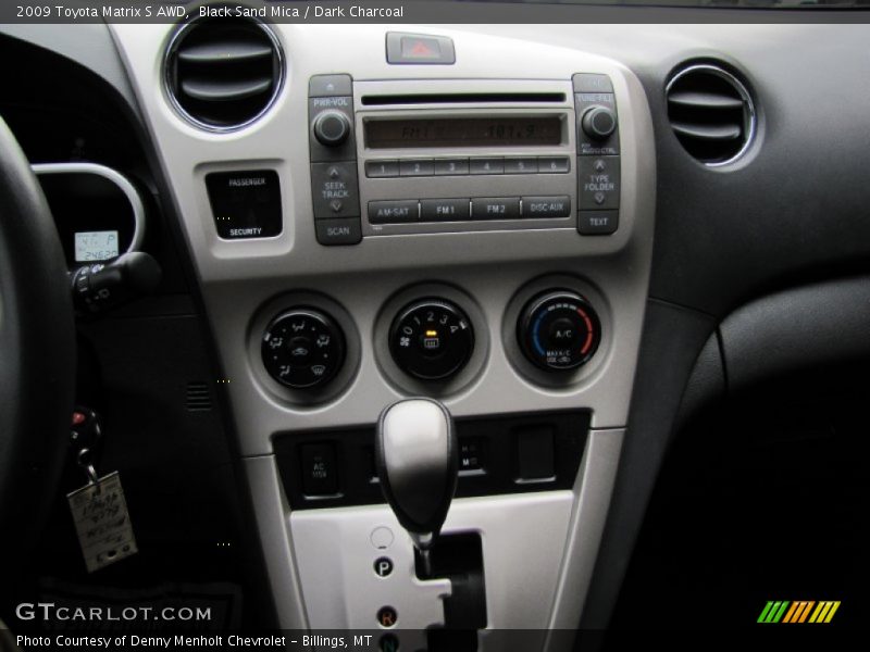 Black Sand Mica / Dark Charcoal 2009 Toyota Matrix S AWD