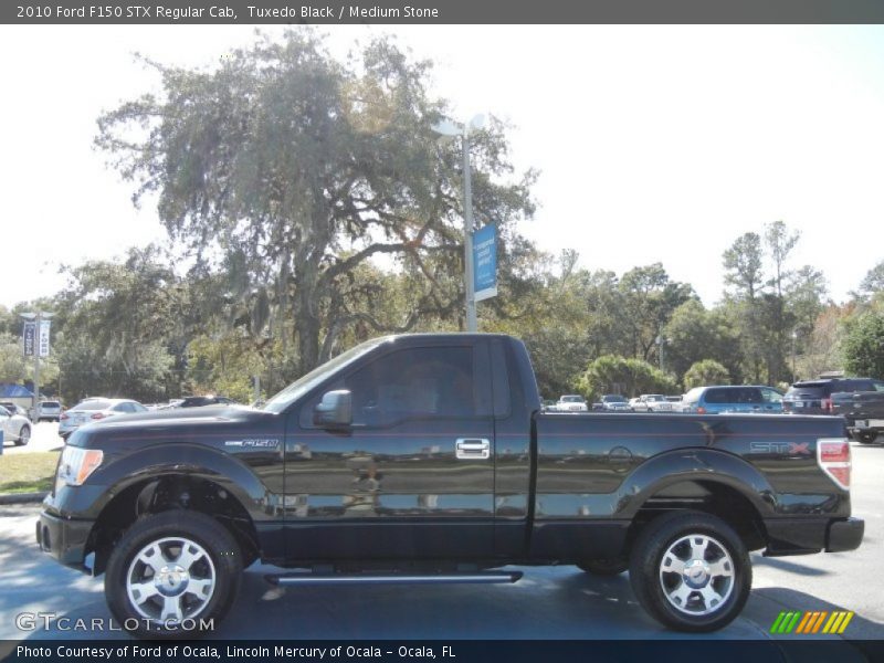 Tuxedo Black / Medium Stone 2010 Ford F150 STX Regular Cab