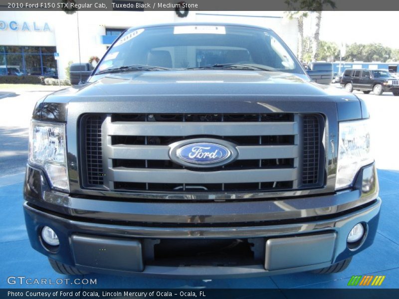 Tuxedo Black / Medium Stone 2010 Ford F150 STX Regular Cab