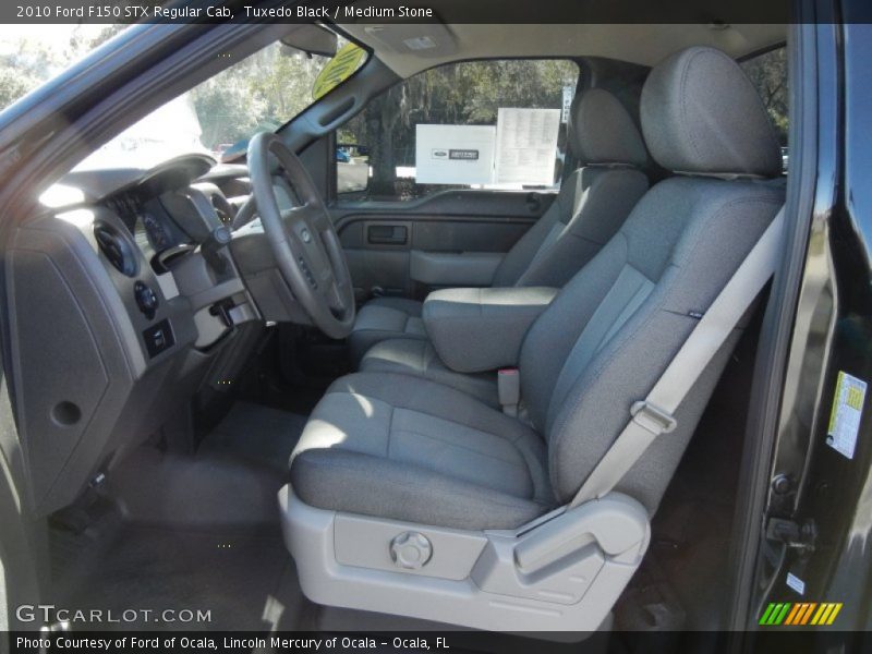 Tuxedo Black / Medium Stone 2010 Ford F150 STX Regular Cab