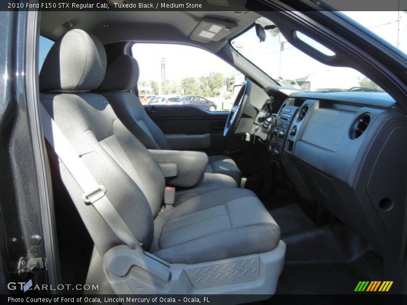 Tuxedo Black / Medium Stone 2010 Ford F150 STX Regular Cab