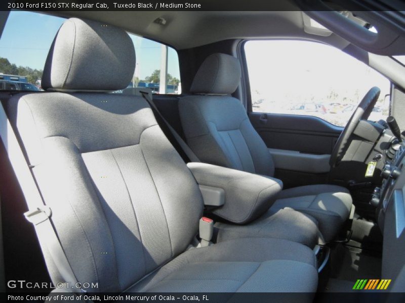 Tuxedo Black / Medium Stone 2010 Ford F150 STX Regular Cab