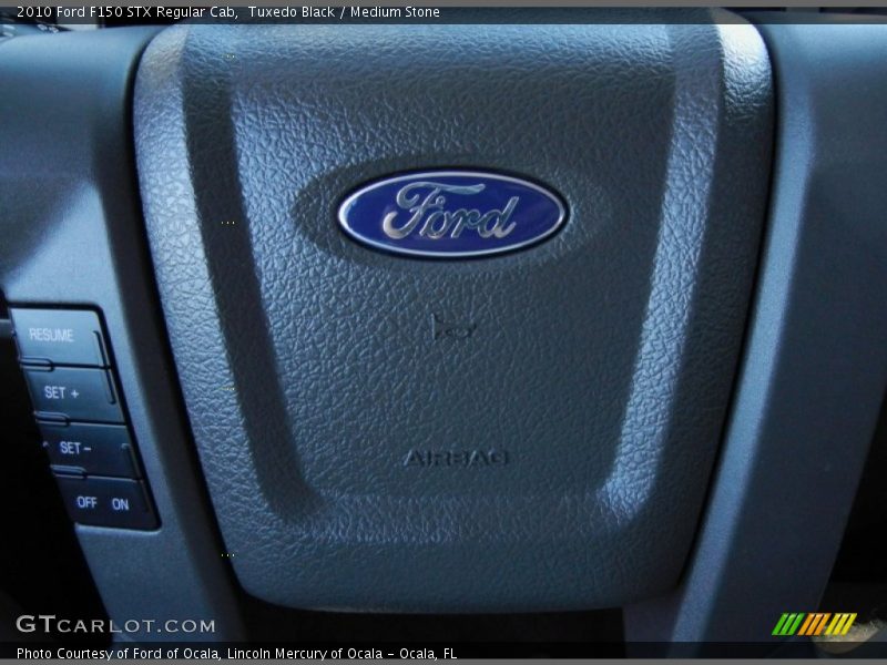 Tuxedo Black / Medium Stone 2010 Ford F150 STX Regular Cab