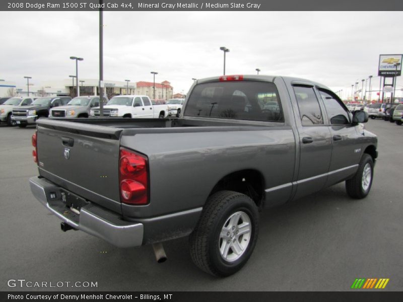 Mineral Gray Metallic / Medium Slate Gray 2008 Dodge Ram 1500 ST Quad Cab 4x4