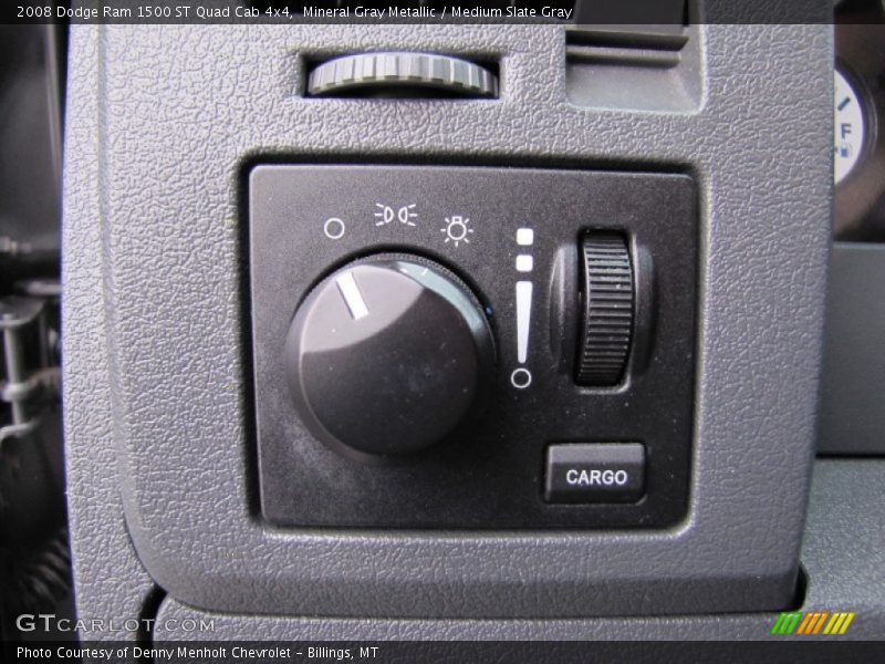 Mineral Gray Metallic / Medium Slate Gray 2008 Dodge Ram 1500 ST Quad Cab 4x4