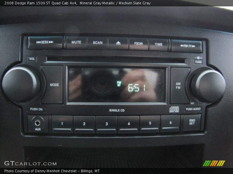 Mineral Gray Metallic / Medium Slate Gray 2008 Dodge Ram 1500 ST Quad Cab 4x4
