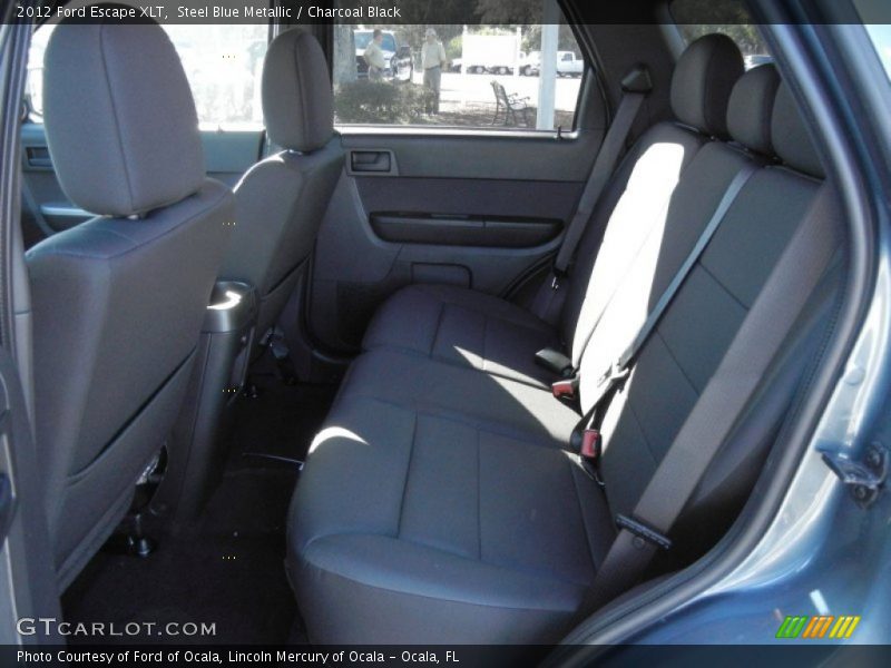 Steel Blue Metallic / Charcoal Black 2012 Ford Escape XLT