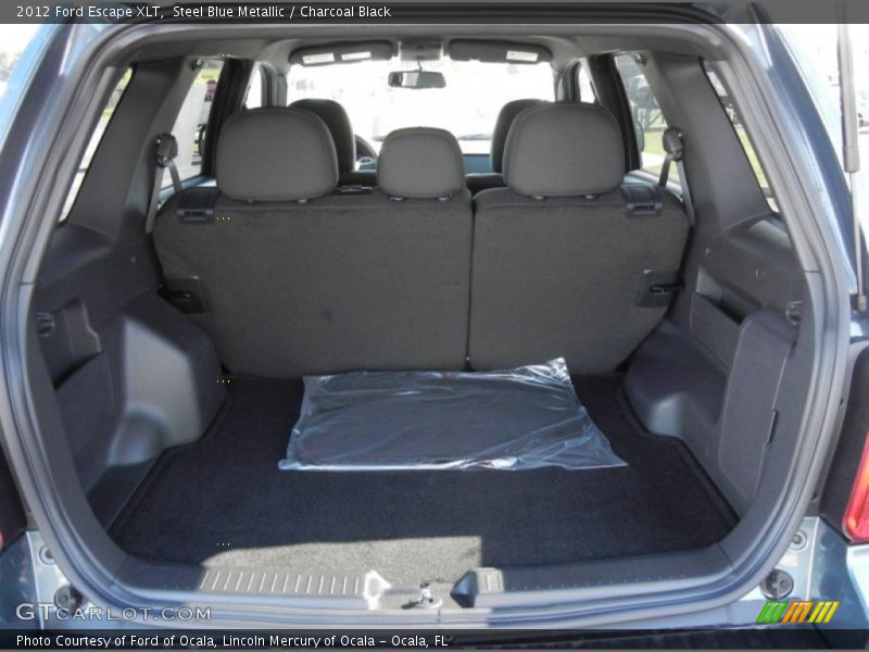 Steel Blue Metallic / Charcoal Black 2012 Ford Escape XLT