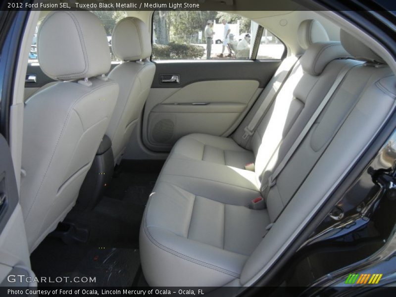Tuxedo Black Metallic / Medium Light Stone 2012 Ford Fusion SEL