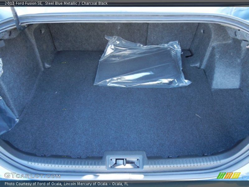 Steel Blue Metallic / Charcoal Black 2012 Ford Fusion SE