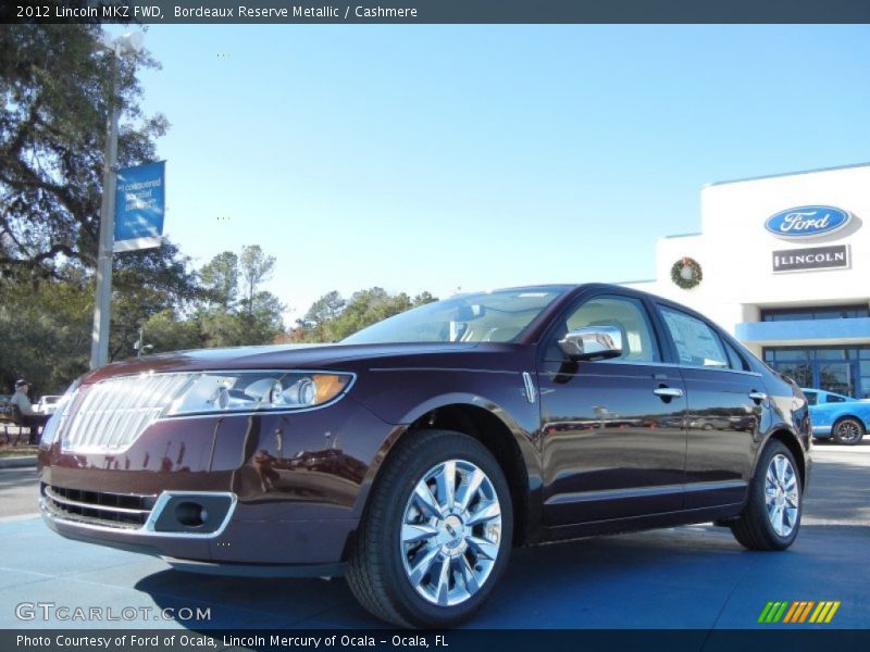 Bordeaux Reserve Metallic / Cashmere 2012 Lincoln MKZ FWD