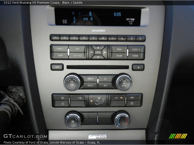 Black / Saddle 2012 Ford Mustang V6 Premium Coupe