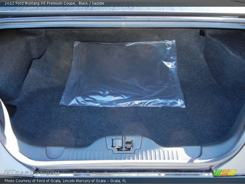 Black / Saddle 2012 Ford Mustang V6 Premium Coupe