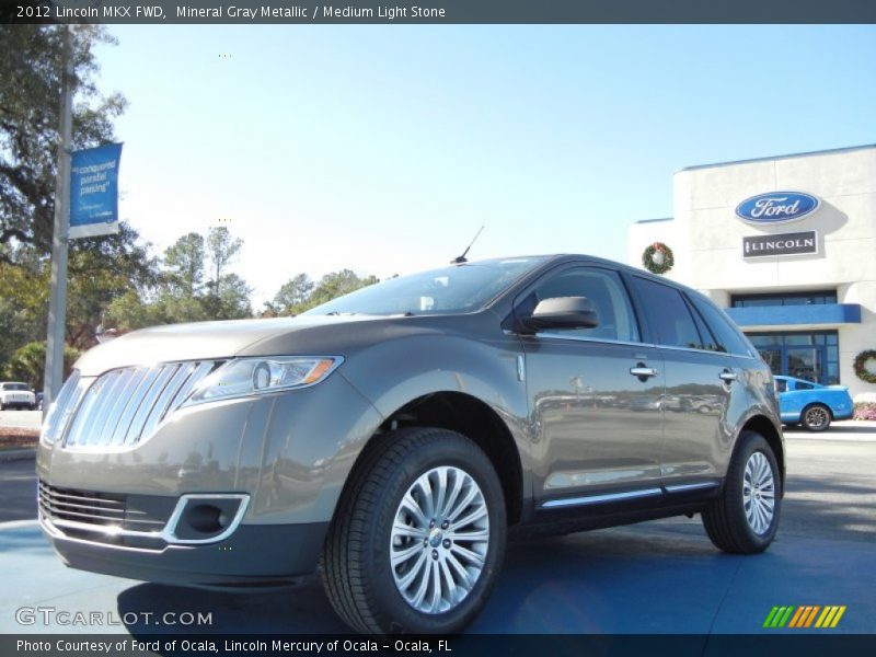 Mineral Gray Metallic / Medium Light Stone 2012 Lincoln MKX FWD