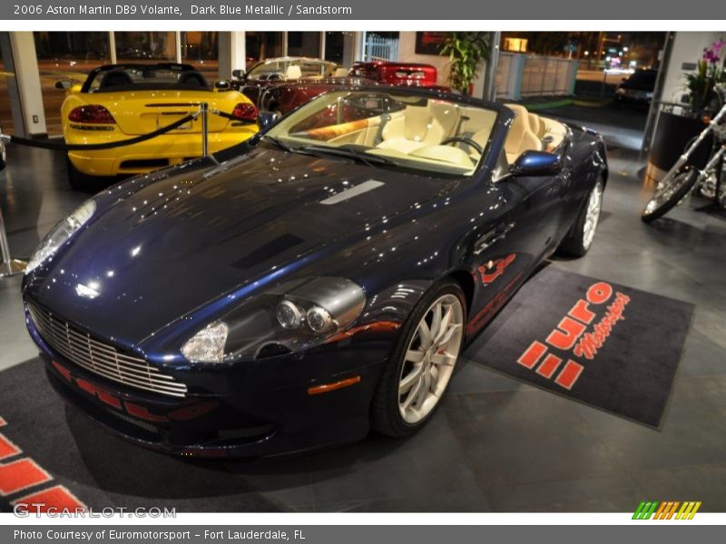 Dark Blue Metallic / Sandstorm 2006 Aston Martin DB9 Volante