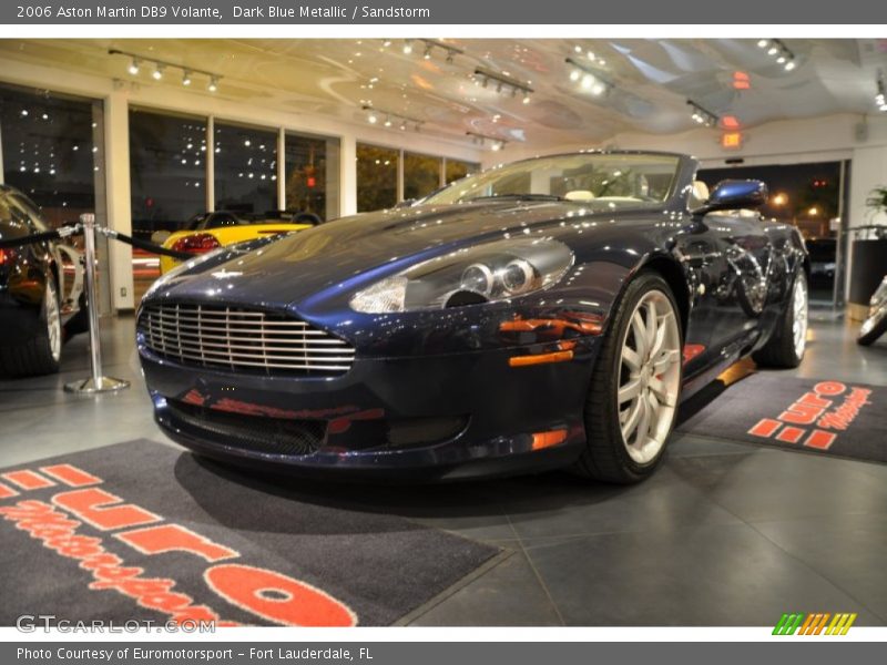 Dark Blue Metallic / Sandstorm 2006 Aston Martin DB9 Volante