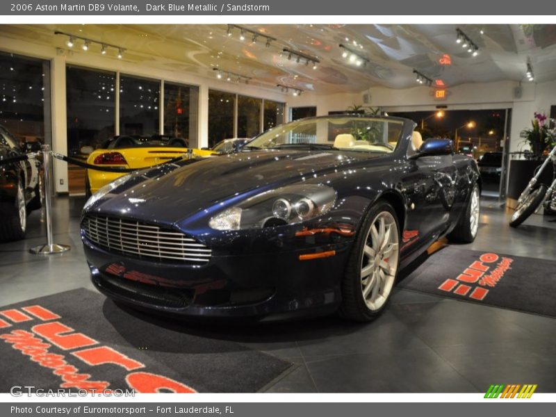 Dark Blue Metallic / Sandstorm 2006 Aston Martin DB9 Volante