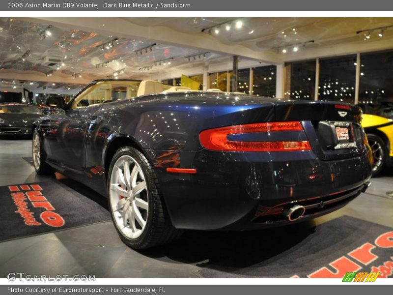 Dark Blue Metallic / Sandstorm 2006 Aston Martin DB9 Volante