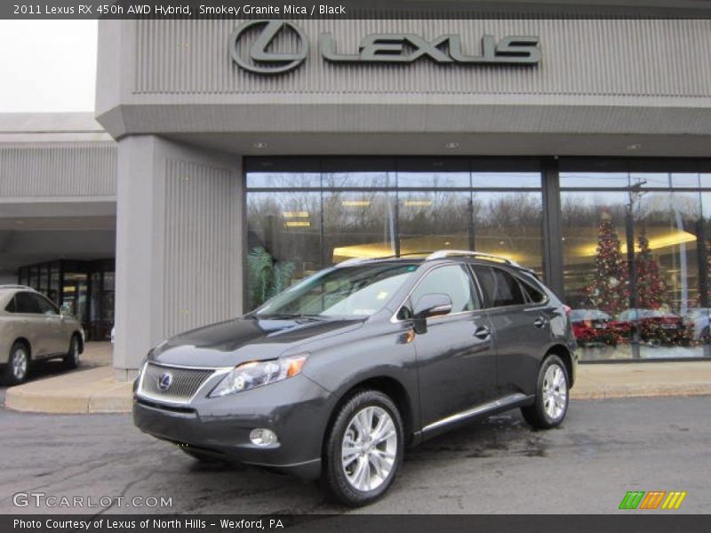 Smokey Granite Mica / Black 2011 Lexus RX 450h AWD Hybrid