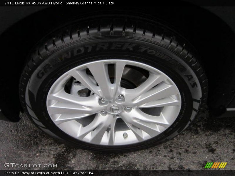 Smokey Granite Mica / Black 2011 Lexus RX 450h AWD Hybrid