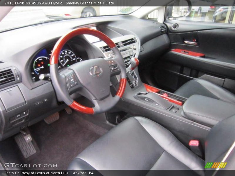  2011 RX 450h AWD Hybrid Black Interior