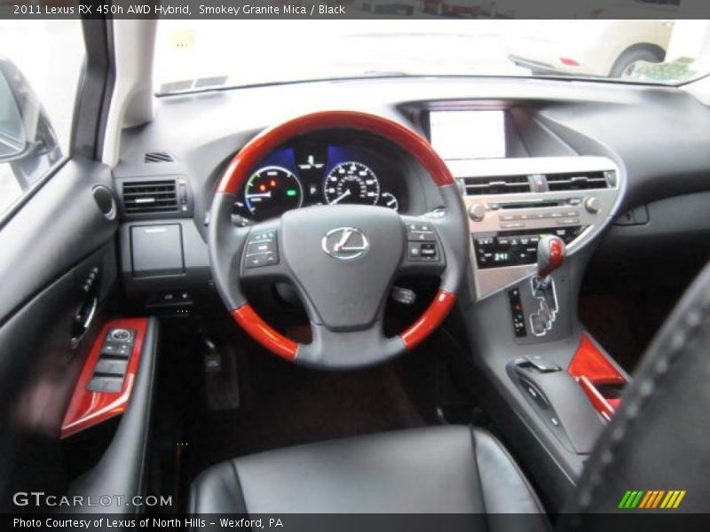 Smokey Granite Mica / Black 2011 Lexus RX 450h AWD Hybrid