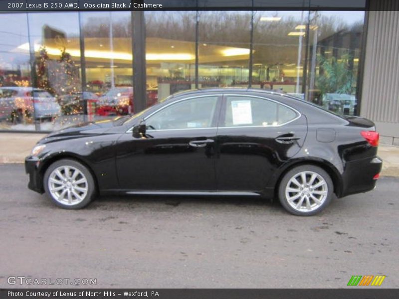 Obsidian Black / Cashmere 2007 Lexus IS 250 AWD