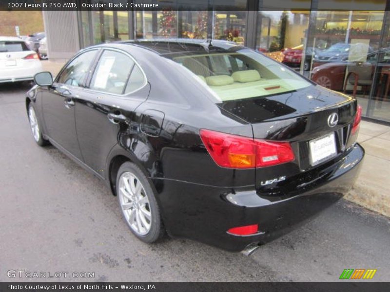 Obsidian Black / Cashmere 2007 Lexus IS 250 AWD