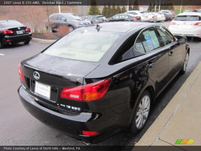 Obsidian Black / Cashmere 2007 Lexus IS 250 AWD