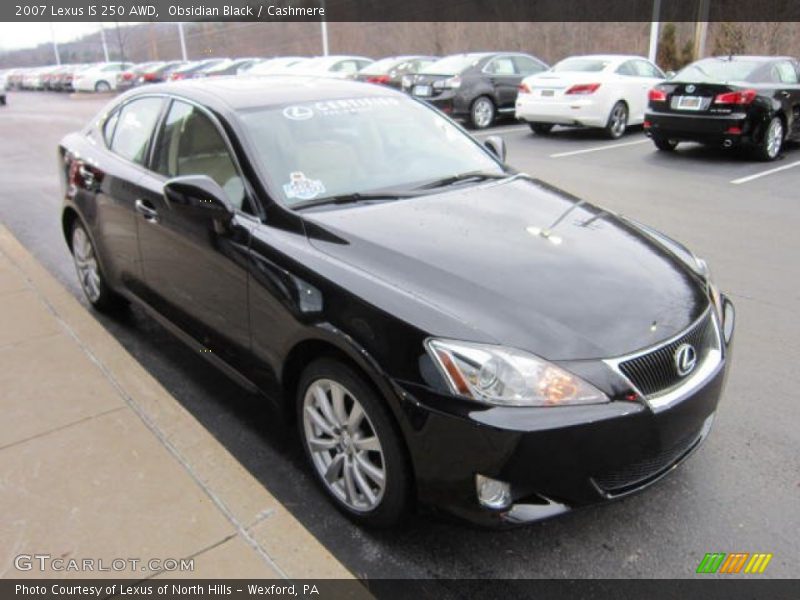 Obsidian Black / Cashmere 2007 Lexus IS 250 AWD