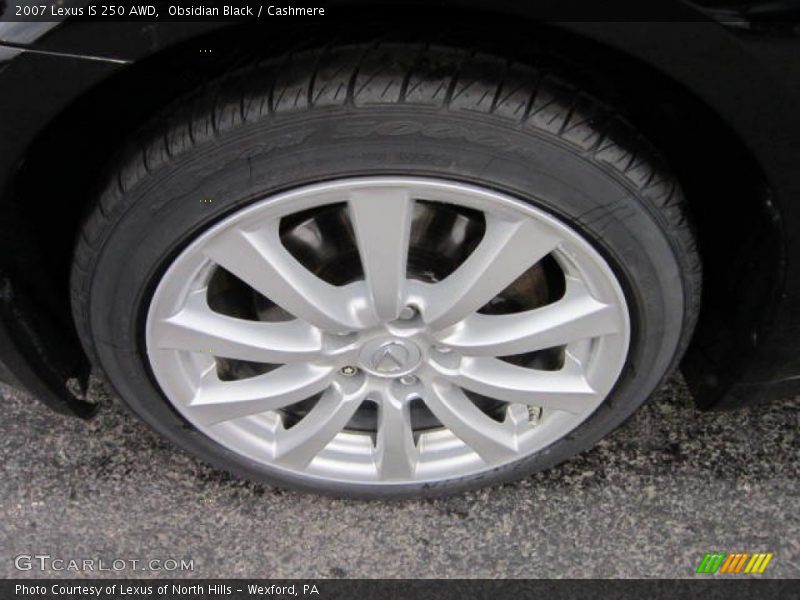 Obsidian Black / Cashmere 2007 Lexus IS 250 AWD