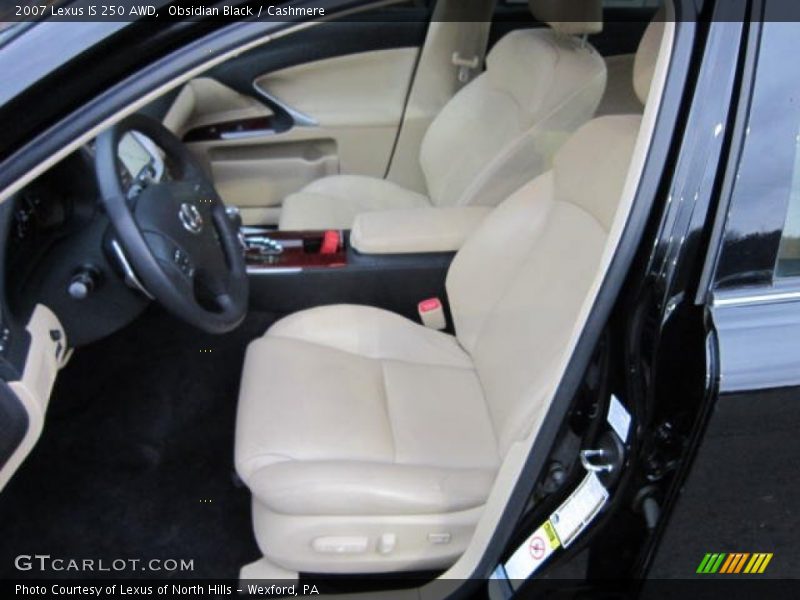 Obsidian Black / Cashmere 2007 Lexus IS 250 AWD