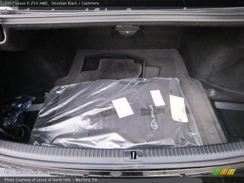Obsidian Black / Cashmere 2007 Lexus IS 250 AWD