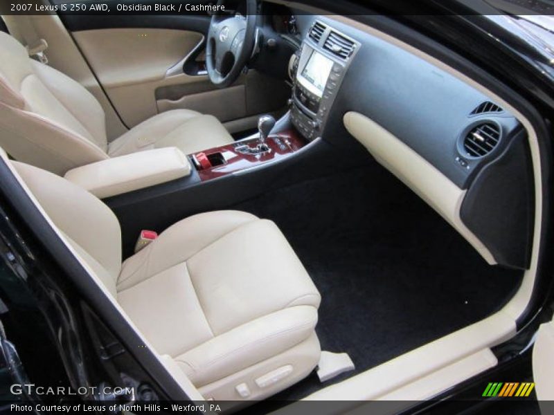 Obsidian Black / Cashmere 2007 Lexus IS 250 AWD