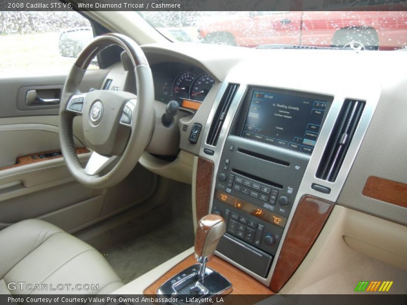 White Diamond Tricoat / Cashmere 2008 Cadillac STS V6