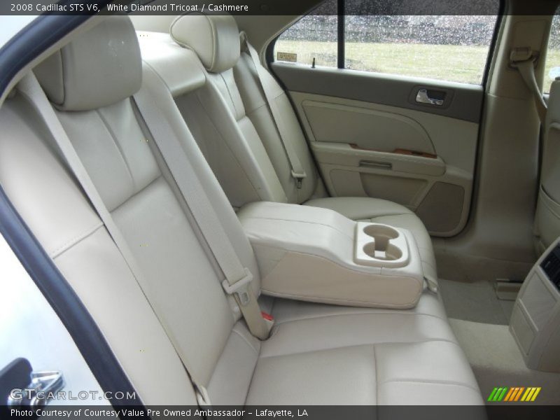 White Diamond Tricoat / Cashmere 2008 Cadillac STS V6